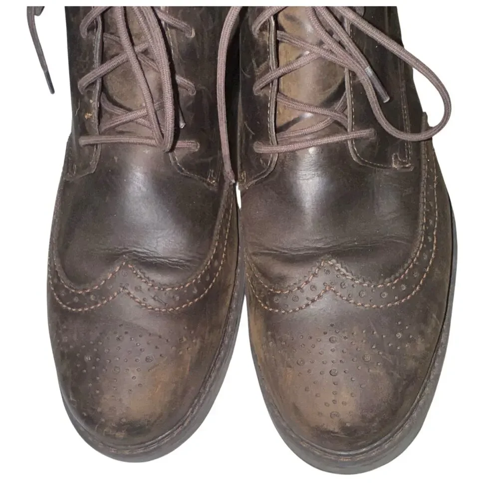 Timberland Squall Canyon Wing Tip Chukka Boots‎ Men's 13 Brown Waterproof Fall
